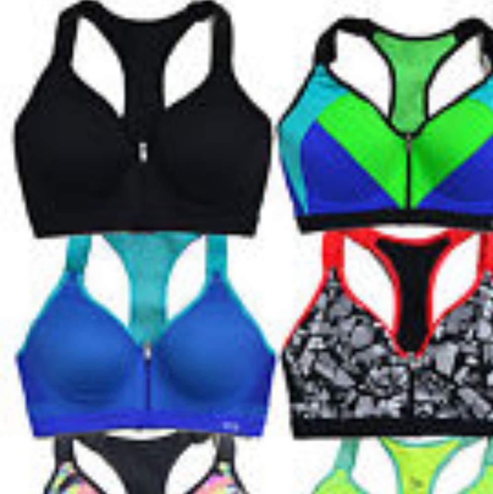 Sport bra Front Close zip up by Victoria secret dd